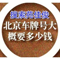 北京公司带小客车号牌指标转让