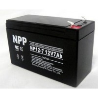 铅酸免维护电池 耐普蓄电池12V7AH NPP蓄电池NP7-12 UPS蓄电池.