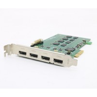 金微视高速PCIE4路HDMI采集卡 广播级视频采集卡 1080P高清视频采集卡