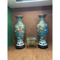 景泰蓝工厂 景泰蓝工艺品 景泰蓝厂家 景泰蓝家具 景泰蓝工艺 高温烧制而成_图片