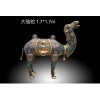 景泰蓝工厂加工工艺品 景泰蓝厂家 纯手工制作 紫铜胎工艺 高温烧制而成_图片