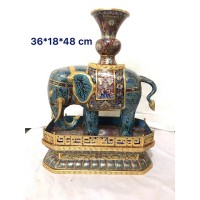 景泰蓝工厂 景泰蓝工艺品 景泰蓝厂家 景泰蓝家具 紫铜胎工艺 高温烧制而成