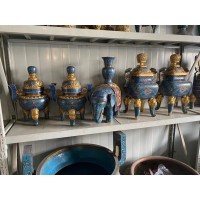 景泰蓝工厂 景泰蓝工艺品 景泰蓝厂家 景泰蓝花瓶 景泰蓝加工 定制 景泰蓝家具_图片