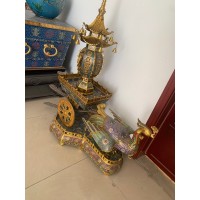 景泰蓝工厂工艺品摆件 景泰蓝厂家 纯手工制作 紫铜胎工艺 高温烧制而成_图片