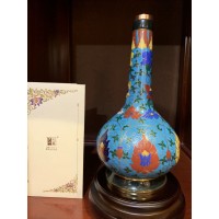景泰蓝工厂工艺品摆件 景泰蓝厂家 纯手工制作 紫铜胎工艺 高温烧制而成_图片