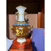 景泰蓝工厂 景泰蓝工艺品 景泰蓝厂家 景泰蓝家具 景泰蓝工艺 高温烧制而成_图片