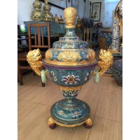 景泰蓝工厂 景泰蓝工艺品 景泰蓝厂家 景泰蓝家具 景泰蓝工艺 高温烧制而成_图片