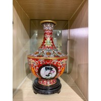 景泰蓝工厂 景泰蓝工艺品 景泰蓝厂家 景泰蓝家具 景泰蓝工艺 高温烧制而成_图片