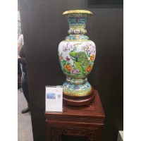 景泰蓝工厂 景泰蓝工艺品 景泰蓝厂家 景泰蓝家具 紫铜胎工艺 高温烧制而成_图片