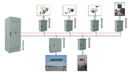 10KVA高速公路照明供电隔离变换器(500-1000V)_图片