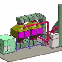 焊接喷涂车间废气净化催化燃烧设计方案报价