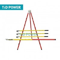 带电作业操作杆地面放置架_图片